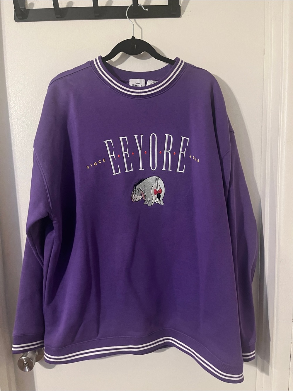 Eeyore Purple Crewneck Sweater - Disney